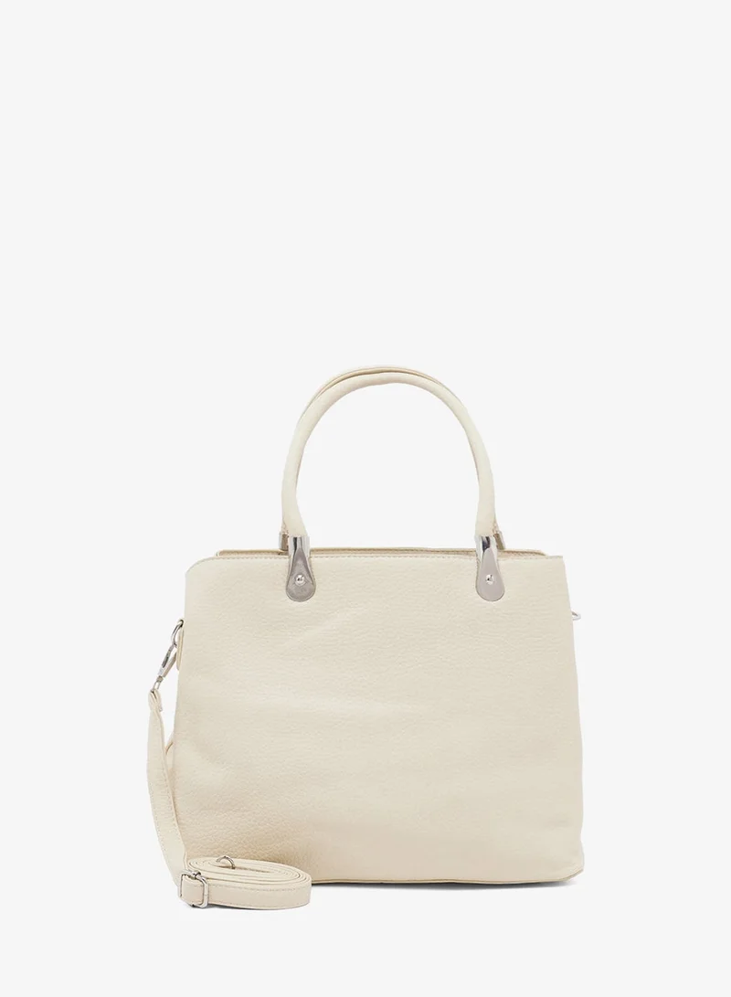 Ella classic top handle satchel with strap