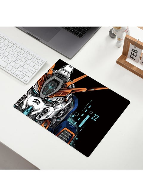 Gundam Cartoon Mouse Pad Game Mat Small Computer Table Mat Precision Lock Edge Desk Mat Mat-Color:300*250*3mm-Pattern:F-A5-19