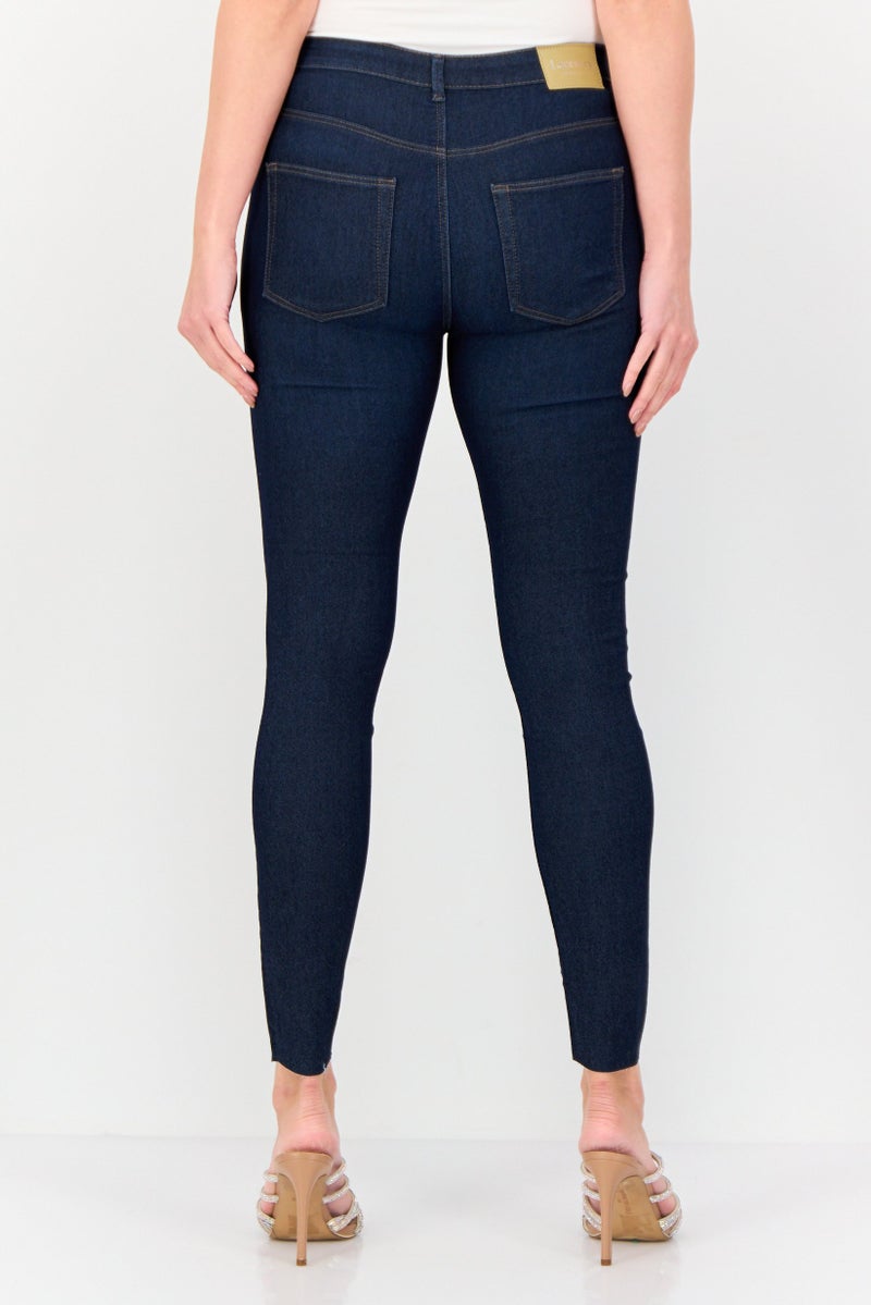 VERO MODA I Scenery By Vero Moda Women Regular Fit Washed Stretchable Jeans, Navy  - Image 2