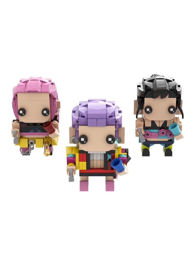 general KPop Demon Hunters Building Block Model Decoration Children's Educational Toys Assembling Game Gifts for Family and Friends - Image 1