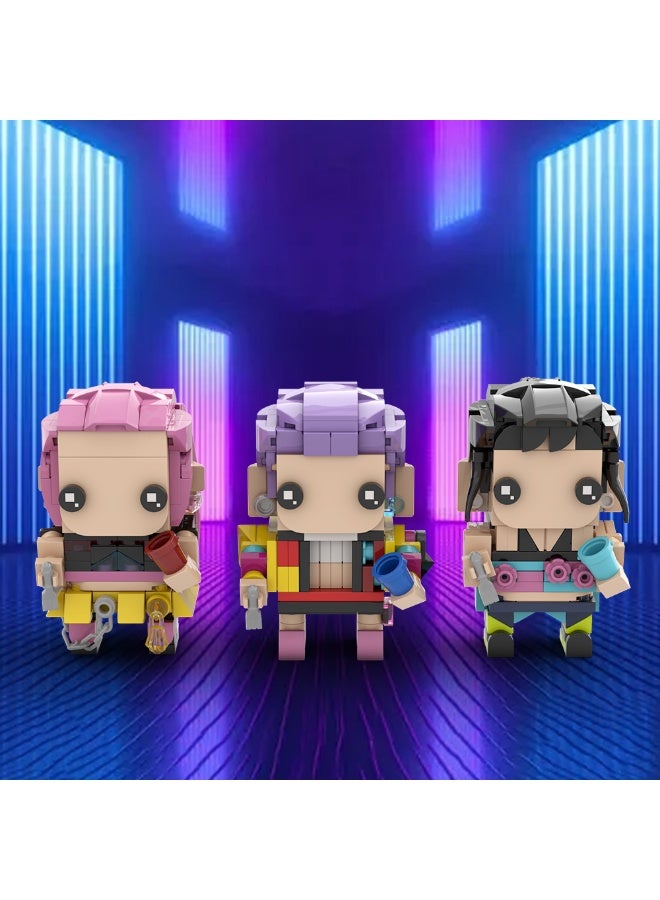 general KPop Demon Hunters Building Block Model Decoration Children's Educational Toys Assembling Game Gifts for Family and Friends - Image 2