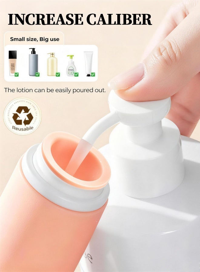 17 Pcs Silicone Travel Bottles Set, Leak Proof Refillable Toiletry Containers for Liquid Cosmetics and Skincare - Image 2