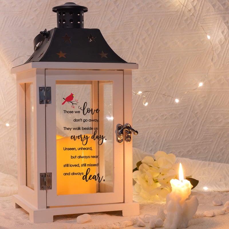 Memorial Lantern Unique Sympathy Memorial Gifts for Loss of Loved One Mother Father Husband Bereavement Gift Ideas Condolences Funeral Gifts Remembrance Gifts Those We Love Dont Go Away
