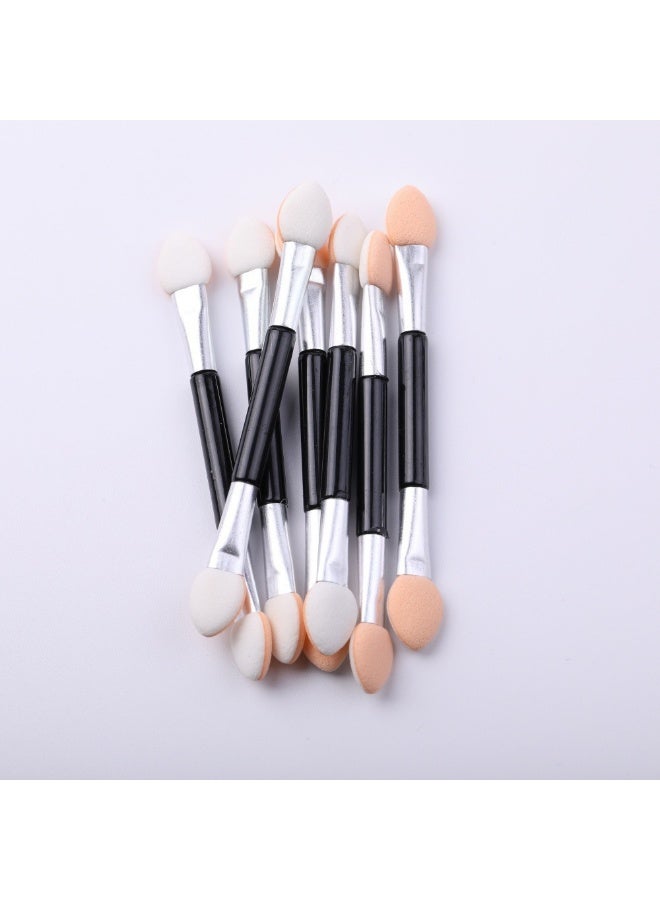 12 Pieces Sponge Eyeshadow Brush, Double Head Eyeshadow Brush - Image 3