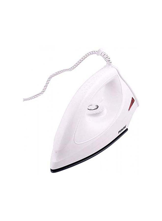 NIKAI Dry Iron, Non-Stick Teflon Soleplate, Adjustable Temperature Control 1200 W NDI725N White - Image 2
