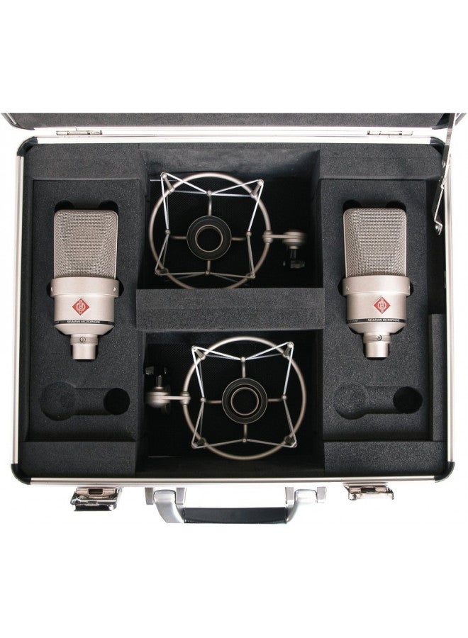 Neumann Neumann TLM 103 Anniversary Stereo Microphone Pair Satin Nickel - Image 1