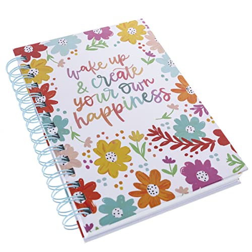 Graphique Spiral Hard Cover Journal - Create Your Happiness - 6.25" x 8.25", 160 Lined Pages, Holographic Foil - Perfect for Taking Notes, Writing Lists and More - Image 3