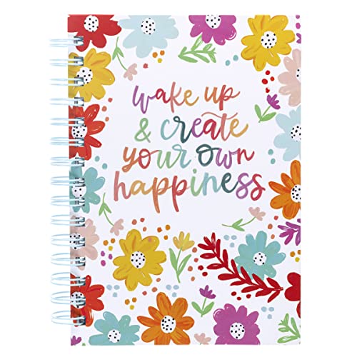 Graphique Spiral Hard Cover Journal - Create Your Happiness - 6.25" x 8.25", 160 Lined Pages, Holographic Foil - Perfect for Taking Notes, Writing Lists and More - Image 5