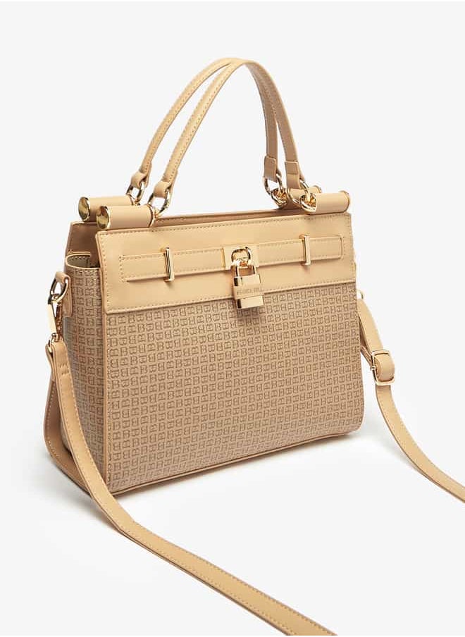 Flora Bella By Shoexpress Women Solid Tote Bag with Detachable Strap and Top Handle  - Image 2