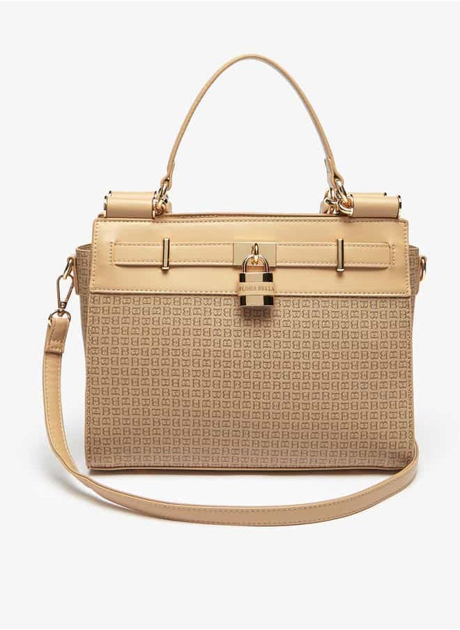 Flora Bella By Shoexpress Women Solid Tote Bag with Detachable Strap and Top Handle  - Image 1
