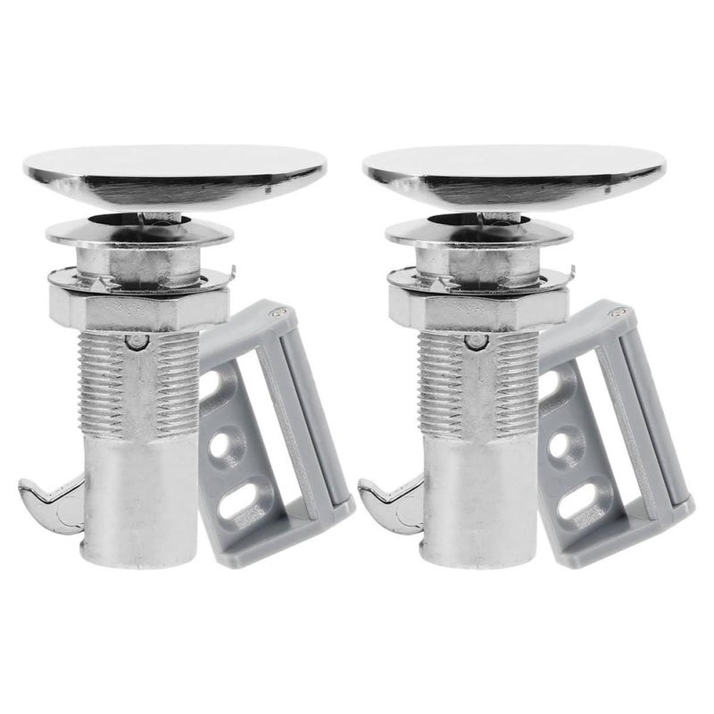 2pcs Rv Cabinet Cam Locks Keyed Alike Zinc Alloy Drawer Latches For Camper Storage Doors Cargo Compartments - Image 2