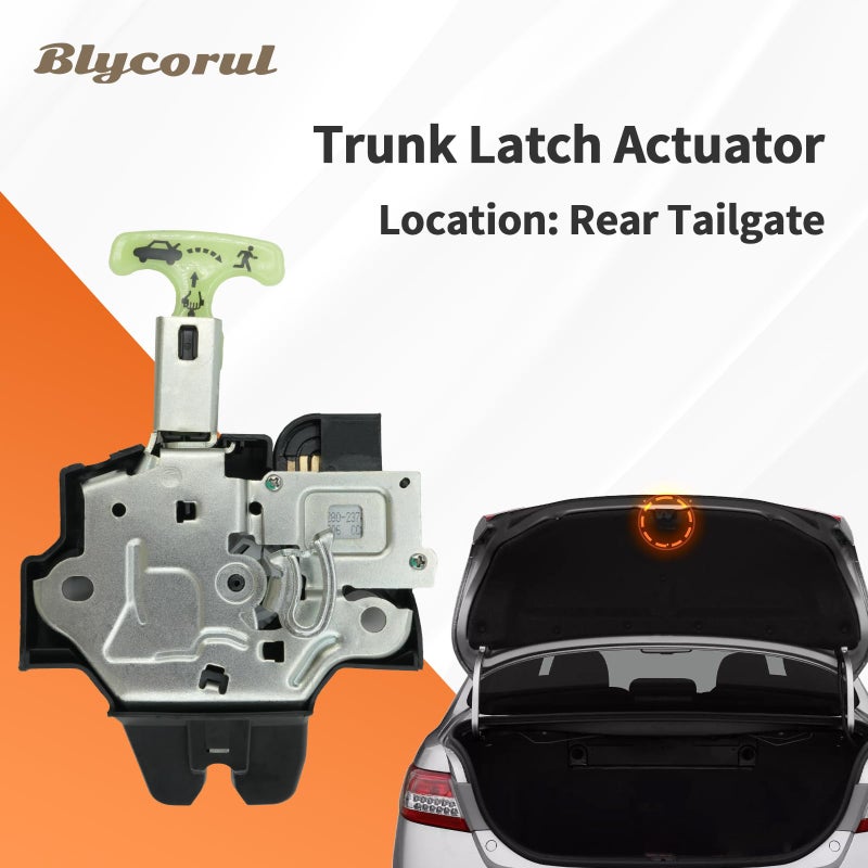 Blycorul Rear Trunk Latch Actuator, Compatible with 2007-2011 Toyota Camry, Rear Tailgate Hatch Lock Actuator, Replaces 64600-06010, 931-860 - Image 4