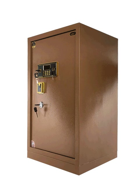 Semi-armored safe with electronic lock and 2 keys and knob for enhanced security. H100*W55*D50CM120KG