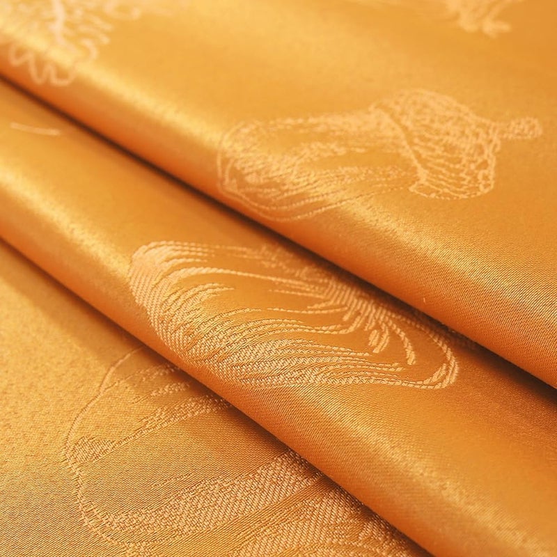 MATIRUG Thanksgiving FallNapkins Square 20x20 Inches Set of 4 Pumpkin Damsk Waterproof Washable Dinner Table Napkins for Autumn Harvest Party Banquet DinningHoney - Image 5