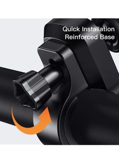Yesido Yesido C191 Adjustable Phone Holder Universal Motorcycle Bicycle Handlebar Mount Clip GPS Phone Holder - Black  - Image 3