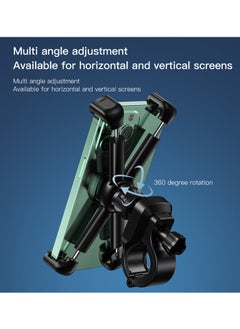 Yesido Yesido C191 Adjustable Phone Holder Universal Motorcycle Bicycle Handlebar Mount Clip GPS Phone Holder - Black  - Image 4