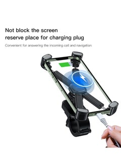 Yesido Yesido C191 Adjustable Phone Holder Universal Motorcycle Bicycle Handlebar Mount Clip GPS Phone Holder - Black  - Image 5