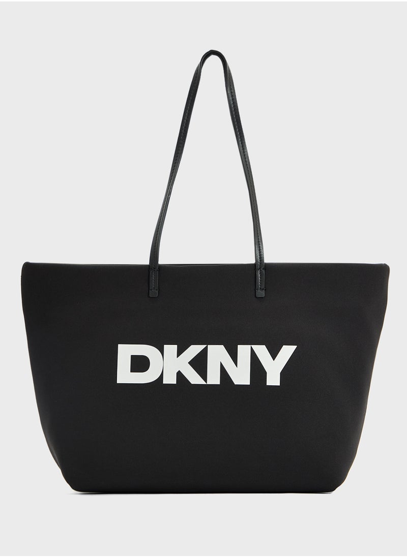 DKNY Jenny Logo Zip Through Tote  - Image 1