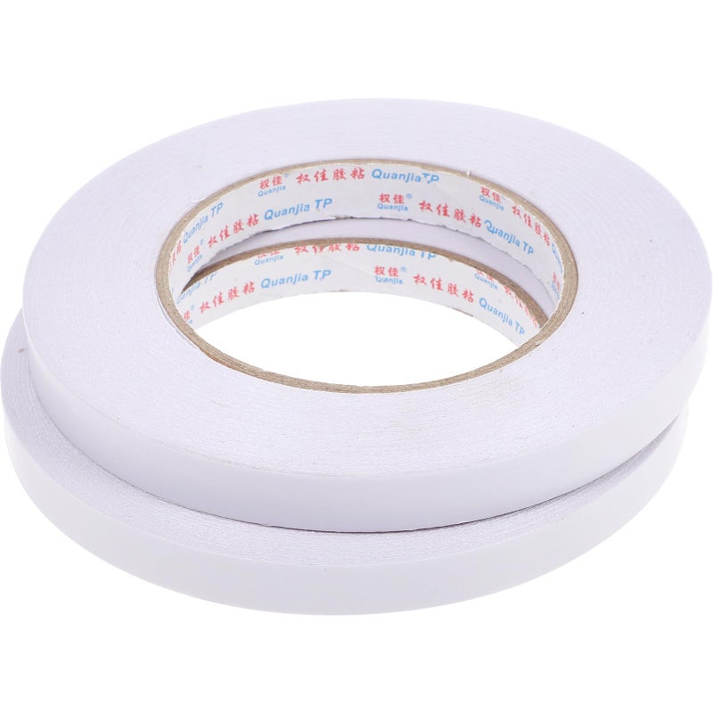 High Temperature Resistant Double Sided Tape 12mm x 50m 2 Rolls for Crafts DIY - Image 2