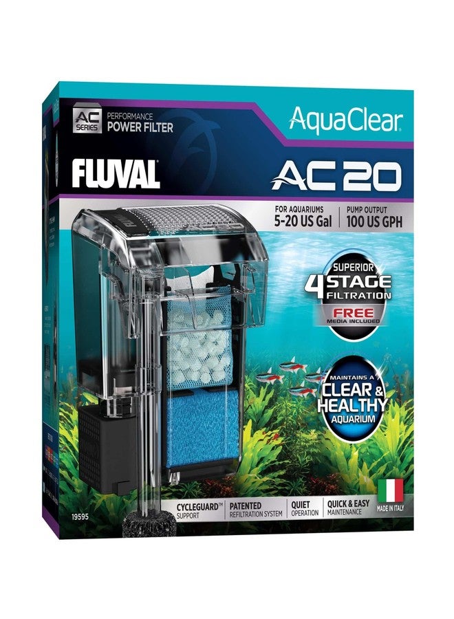 Fluval - AC20/AC30 Power Filter, 1.8 oz / 50 g - Improves Fish Health, Promotes Crystal Clear Water, for Use in Freshwater & Saltwater Aquariums - Image 5