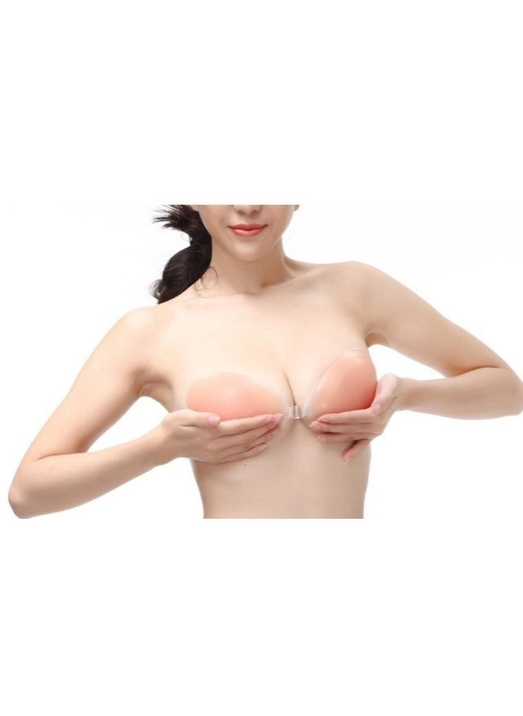 DubaiGallery Silicone Self Adhesive On Gel Push Up Bra Strapless Invisible Backless Bra  - Image 4