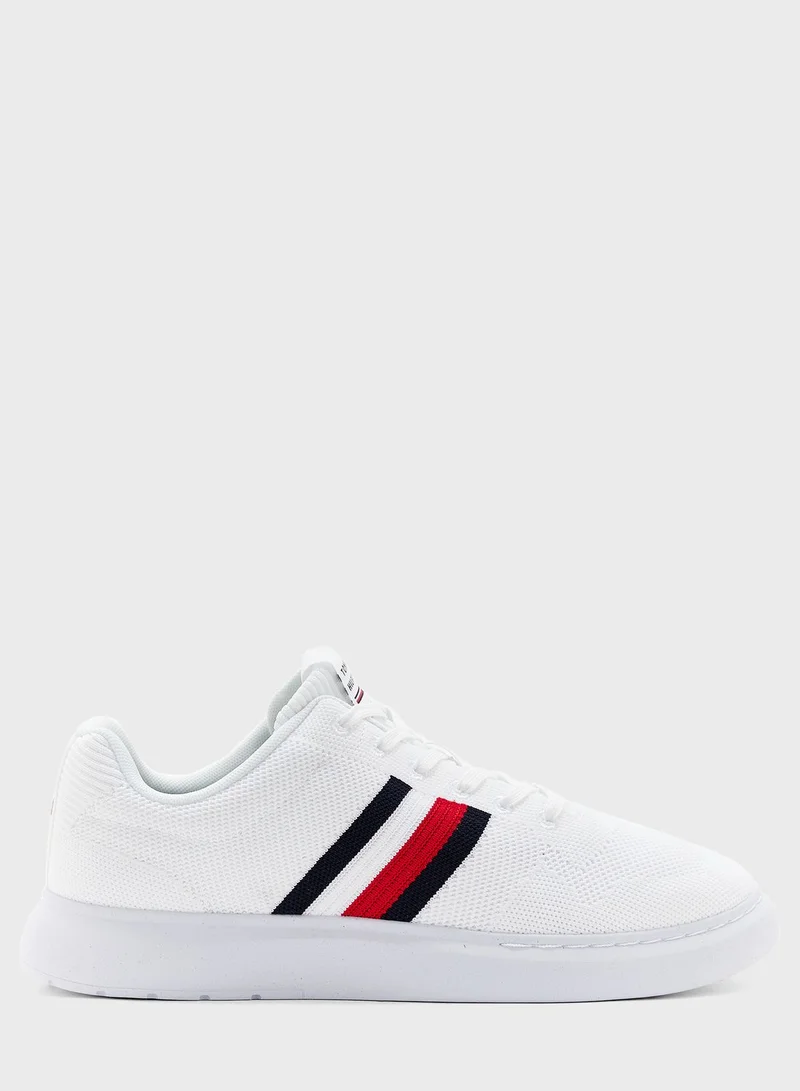 TOMMY HILFIGER Striped Cupsole Low Top Sneakers