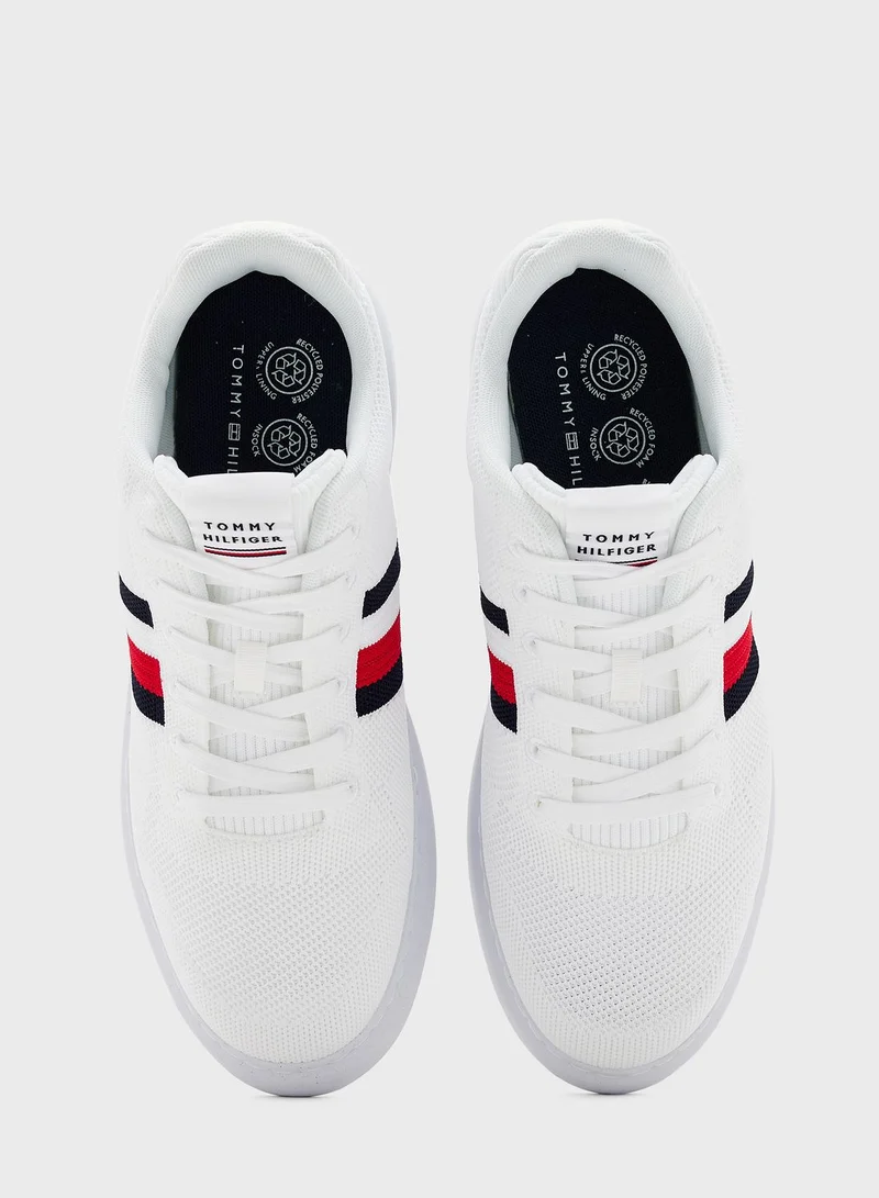 TOMMY HILFIGER Striped Cupsole Low Top Sneakers