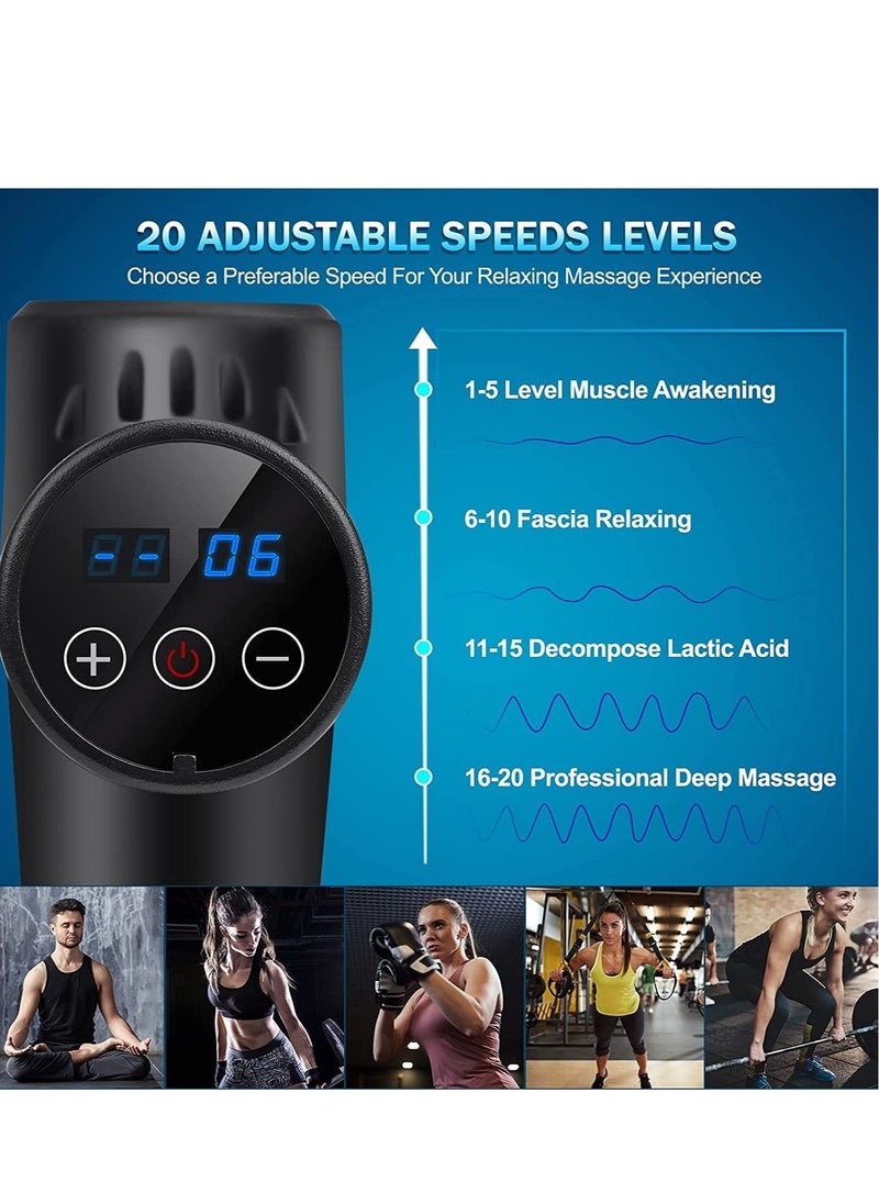 ELTRAZONE Electric Muscle Relaxation Massage Home Fitness Equipment Adjustable Vibrating Speed with 6 Massage Heads  - Image 5