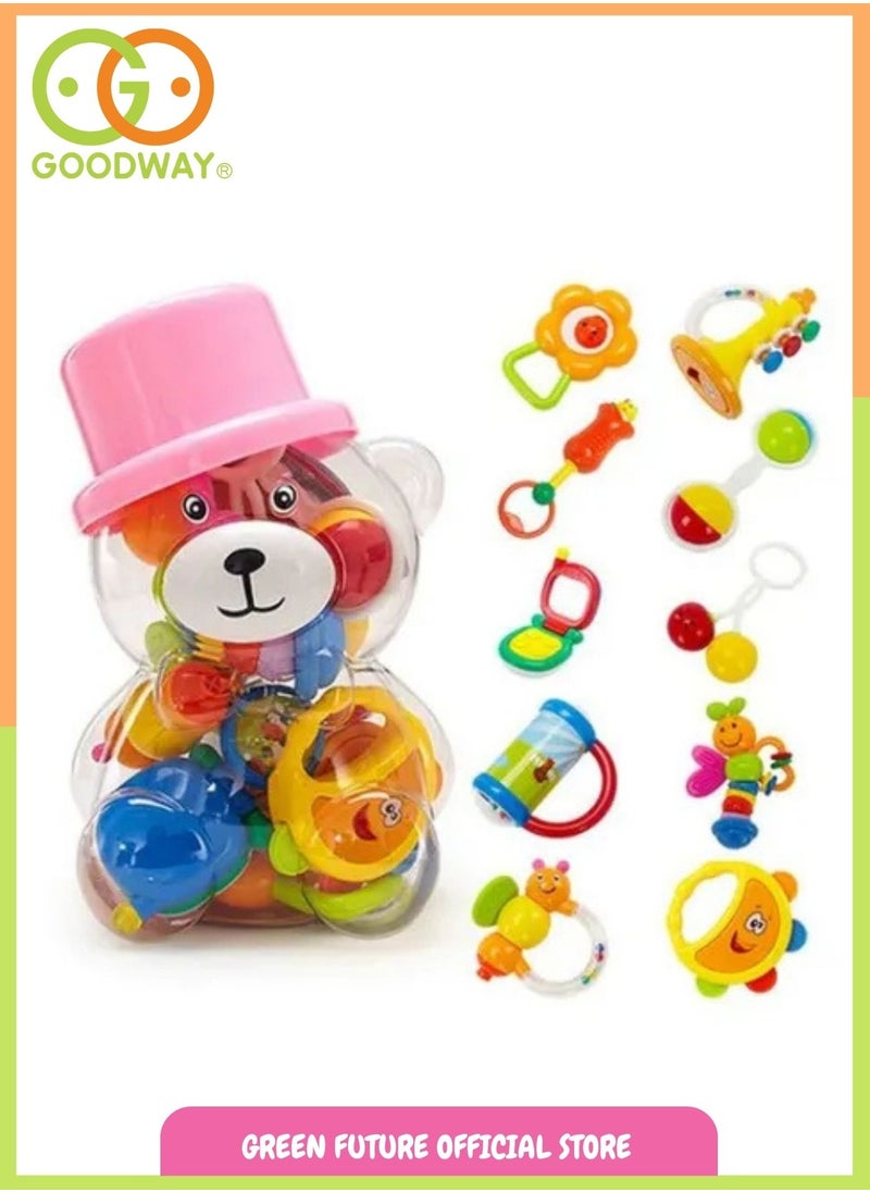 Goodway - Baby Rattle Toys 10 Pcs for 0+ Months - Image 1