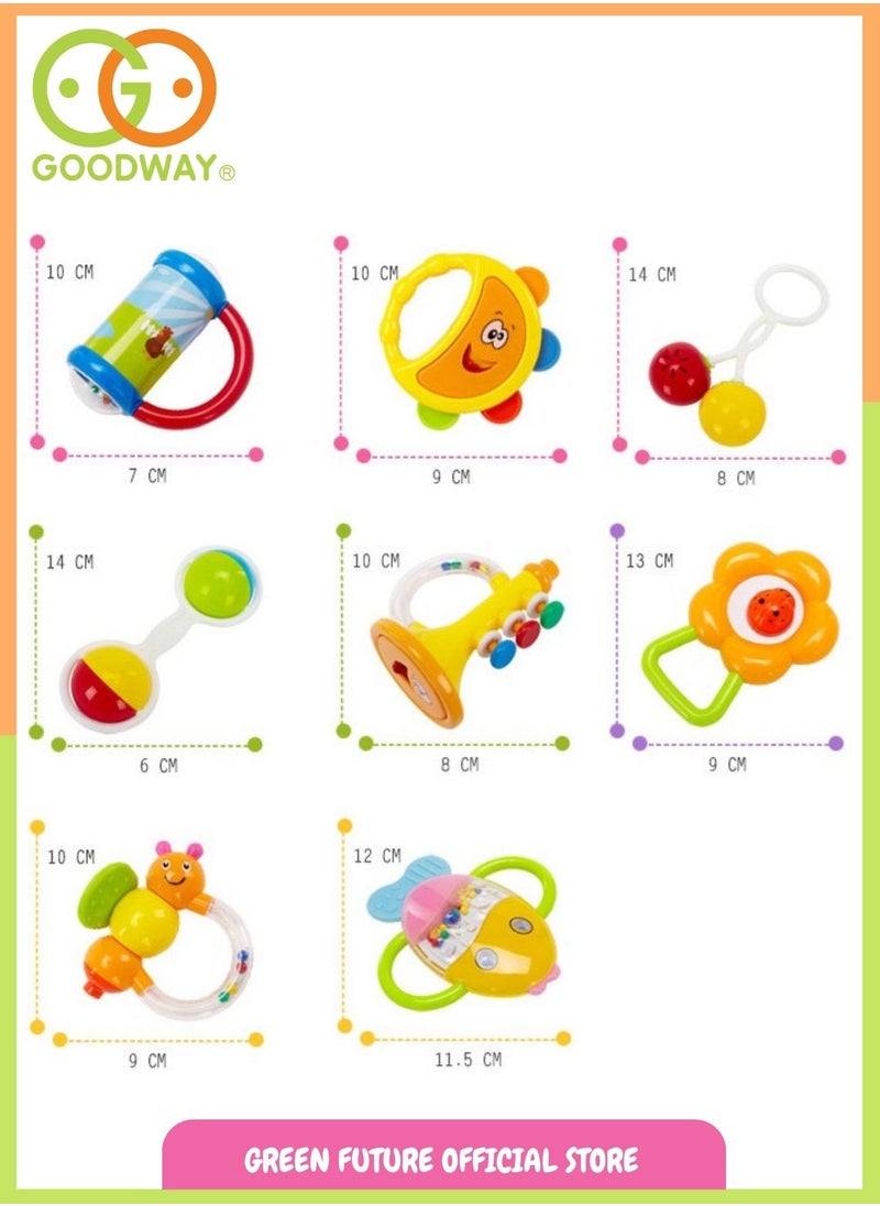 Goodway - Baby Rattle Toys 10 Pcs for 0+ Months - Image 1