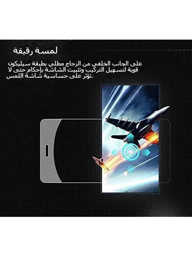 عام حزمة تحتوي على قطعتين من الزجاج المنحوت متوافقة مع شاشة جهاز Samsung Galaxy Tab S9 Plus ذي حجم 12.4 بوصة من العام 2023. وهي عبارة عن أشرطة لحماية الشاشة. - Image 2