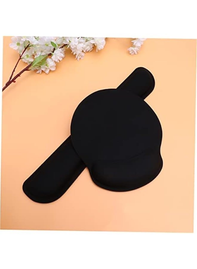 2 Sets 2pcs Mousepad with Rest Wrist Support Pad with Wrist Support Ergonomic Pad Gel Wrist Rest Gel Mouse Pad Wrist Mouse Pad Mouse Waist Pad Mouse Wrist Rest Keyboard Work Pads - Image 3