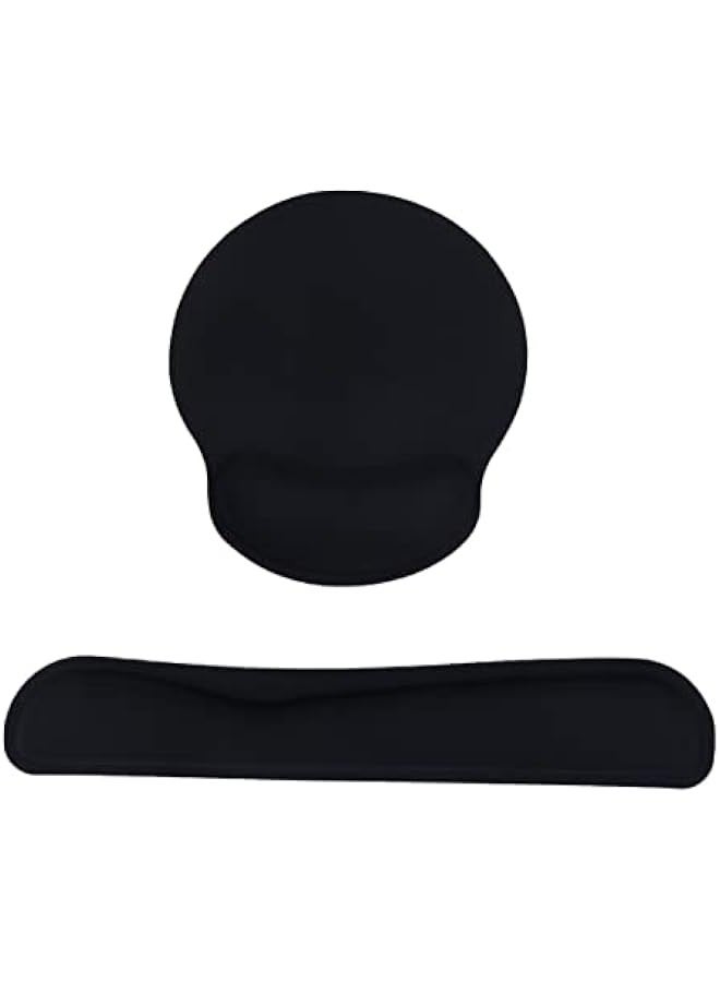 2 Sets 2pcs Mousepad with Rest Wrist Support Pad with Wrist Support Ergonomic Pad Gel Wrist Rest Gel Mouse Pad Wrist Mouse Pad Mouse Waist Pad Mouse Wrist Rest Keyboard Work Pads - Image 5