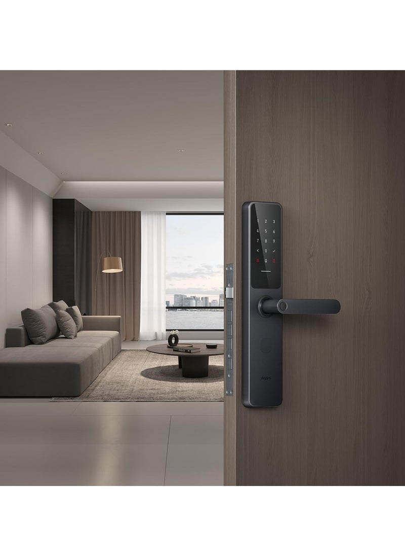Aqara - Zigbee Smart Lock A100 with Apple HomeKey Homekit Global Version Black - Image 1