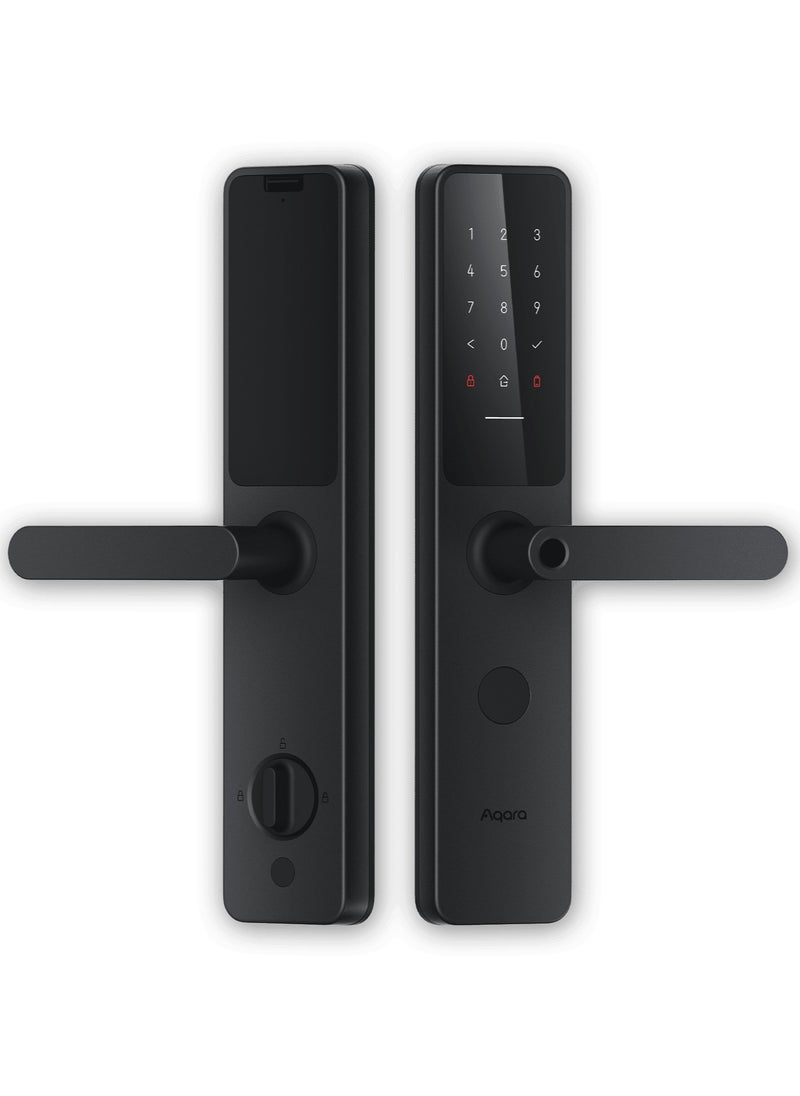 أكارا قفل ذكي A100 Zigbee مع Apple HomeKey Homekit الإصدار العالمي باللون الأسود  - Image 1