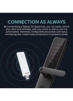 Zigbee Smart Lock A100 with Apple HomeKey Homekit Global Version Black - pzsku/Z0CB3192C4762E29E973AZ/45/_/1712316770/a8d923e9-3948-4798-8581-79062f656c65