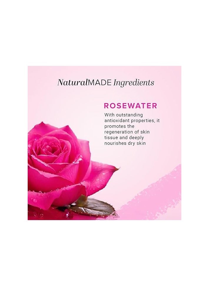 كادي نيتشورال صابون خادي بماء الورد الطبيعي (عبوة من 3 قطع) (3 × 125 جم) 375 جم - Image 2