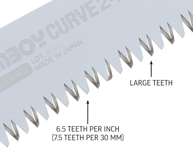 SILKY Replacement Blade Only GomBoy Curve 240mm Large Teeth (718-24) - Image 2