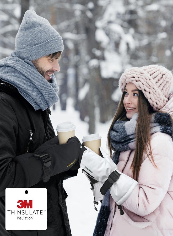 Supertrip Ski Mittens Men Women, Waterproof Snowboard Mittens Gloves Touch-Screen Anti-Slip Snow Mitts 3M Thinsulate, Warm Insulated in Cold Weather Winter - Image 5