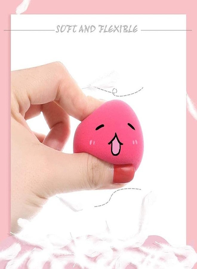 كرونيكس إسفنجة مكياج من كرونكس للنساء والفتيات لدمج مكياج الوجه - اللون: وردي، بنفسجي وأسود (عبوة من 3 قطع) - Image 5