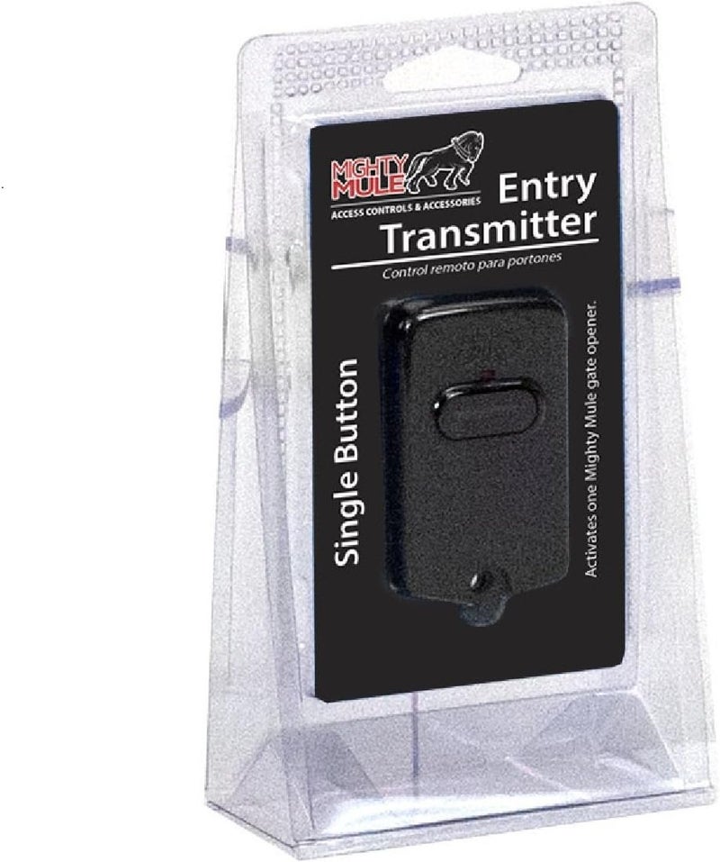 Mighty Mule Single Button Gate Opener Remote (FM135) , Black - Image 2