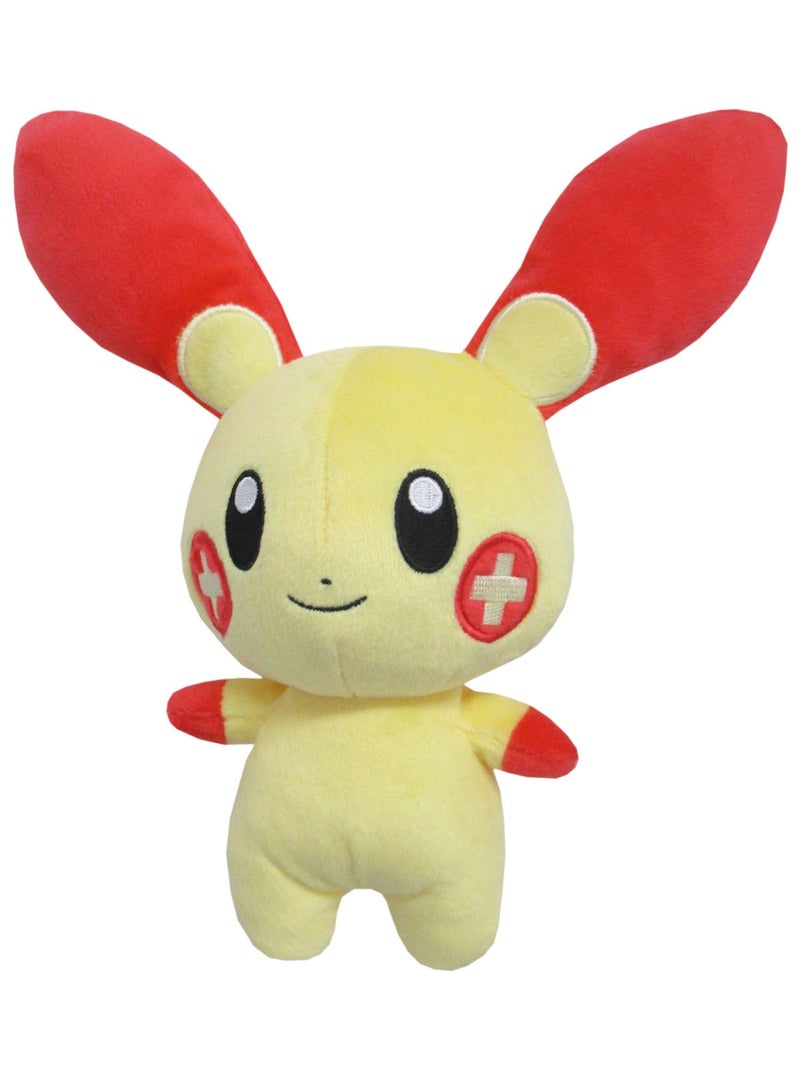 Sanei Pokemon All Star Series - PP69 - Plusle Stuffed Plush  6.5"" - Image 1
