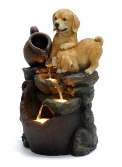 Suncoast SUNCOAST Puppies Pot Fountain with LED Light - 39 x 33 x 62.5 CM  - Image 1