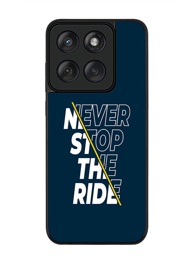 Stylizedd For Motorola MOTO Edge 60 Fusion/ Edge 60 Case,Slim fit Camera Protection, Shockproof Thin Phone cover  - Never stop the ride - Image 1