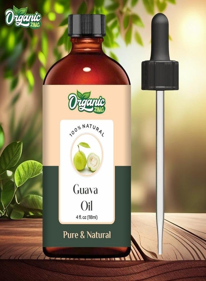 ORGANIC ZING زيت الجوافة العضوي (Psidium Guajava) | زيت عطري نقي وطبيعي للعناية بالبشرة والشعر، وللعطور والناشرات - 118 مل / 3.99 أونصة سائلة - Image 3
