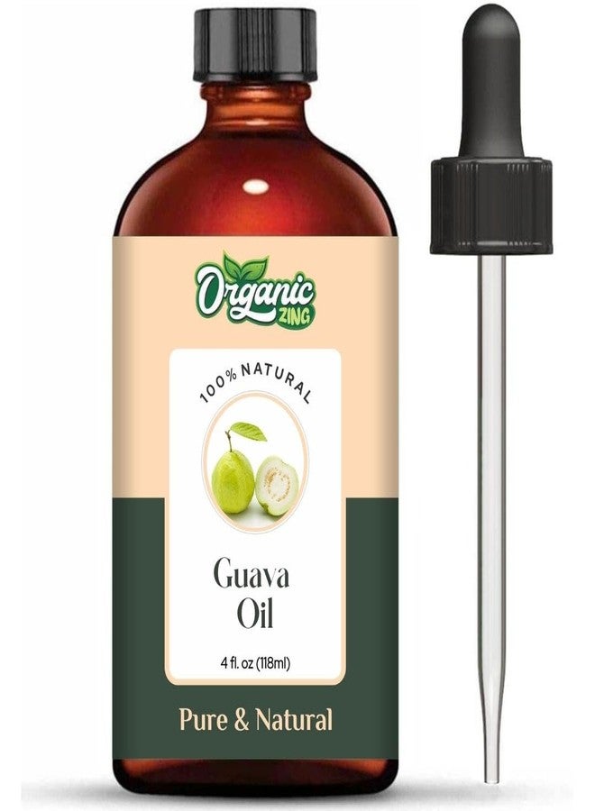 ORGANIC ZING زيت الجوافة العضوي (Psidium Guajava) | زيت عطري نقي وطبيعي للعناية بالبشرة والشعر، وللعطور والناشرات - 118 مل / 3.99 أونصة سائلة - Image 1