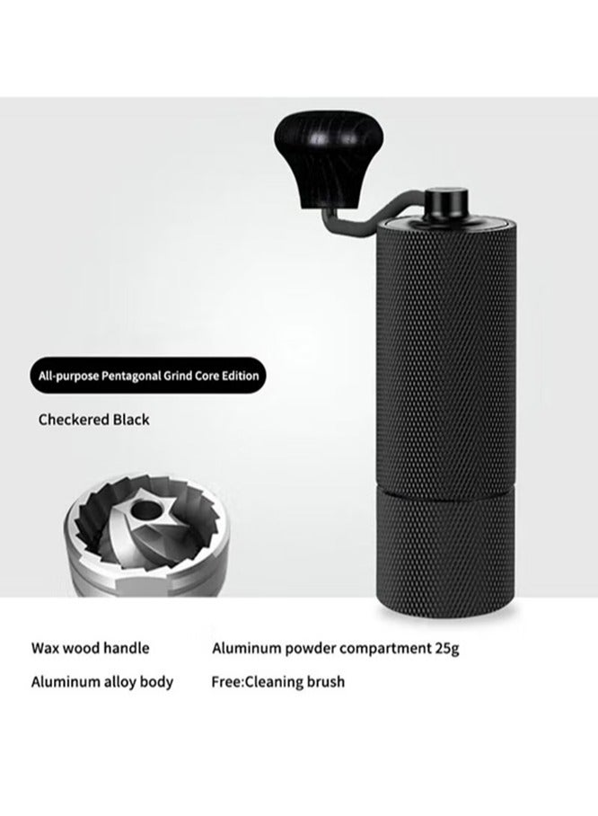 ELFSA High Quality Portable Manual Coffee Grinder Black - Image 4