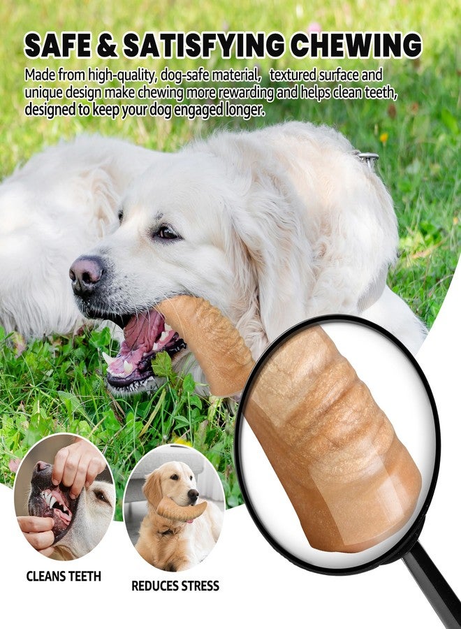 IPTPAS Durable Dog Chew Toy for Aggressive Chewers, Ultra Tough Dental Toy for Teeth Cleaning, Boredom Anxiety Relief, Long-Lasting Toy for All Dog Sizes & Teething Puppies, Keep Them Busy - Image 4