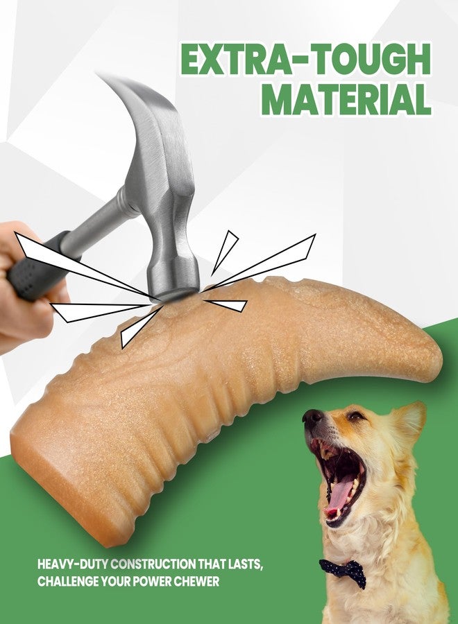 IPTPAS Durable Dog Chew Toy for Aggressive Chewers, Ultra Tough Dental Toy for Teeth Cleaning, Boredom Anxiety Relief, Long-Lasting Toy for All Dog Sizes & Teething Puppies, Keep Them Busy - Image 3