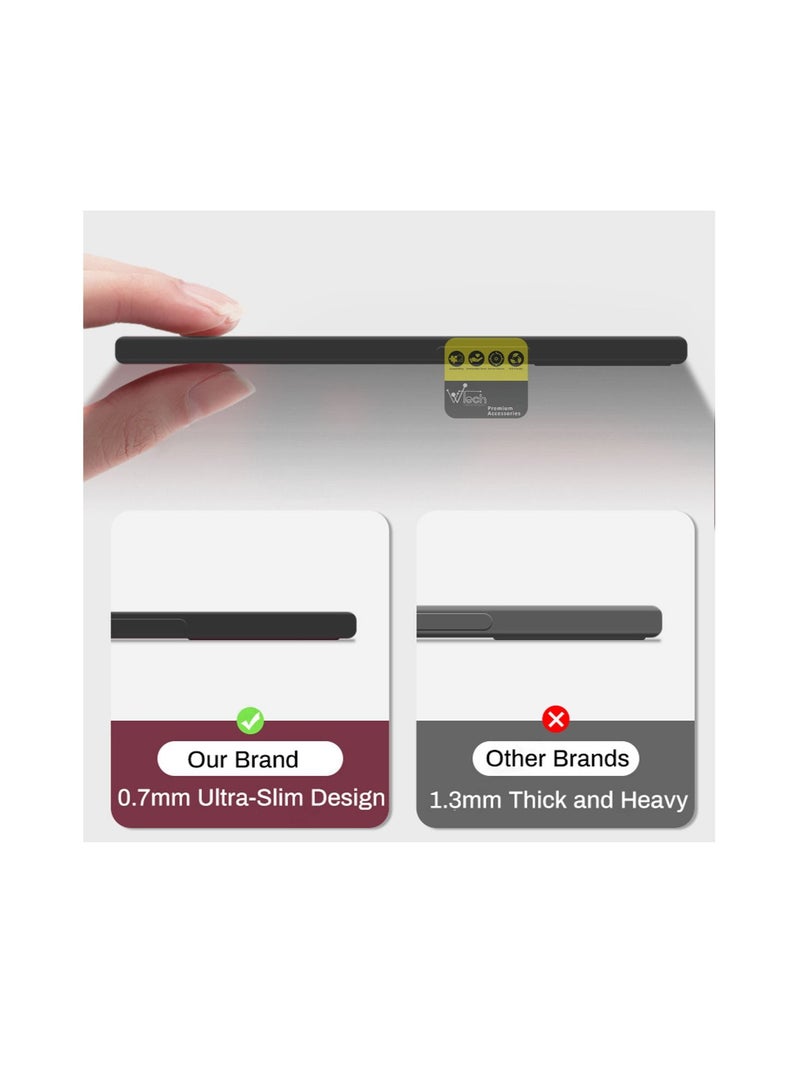 Wtech Liquid Silicone Ultra Thin TPU Phone Case Cover For Honor 90 5G 2023 Black - Image 4